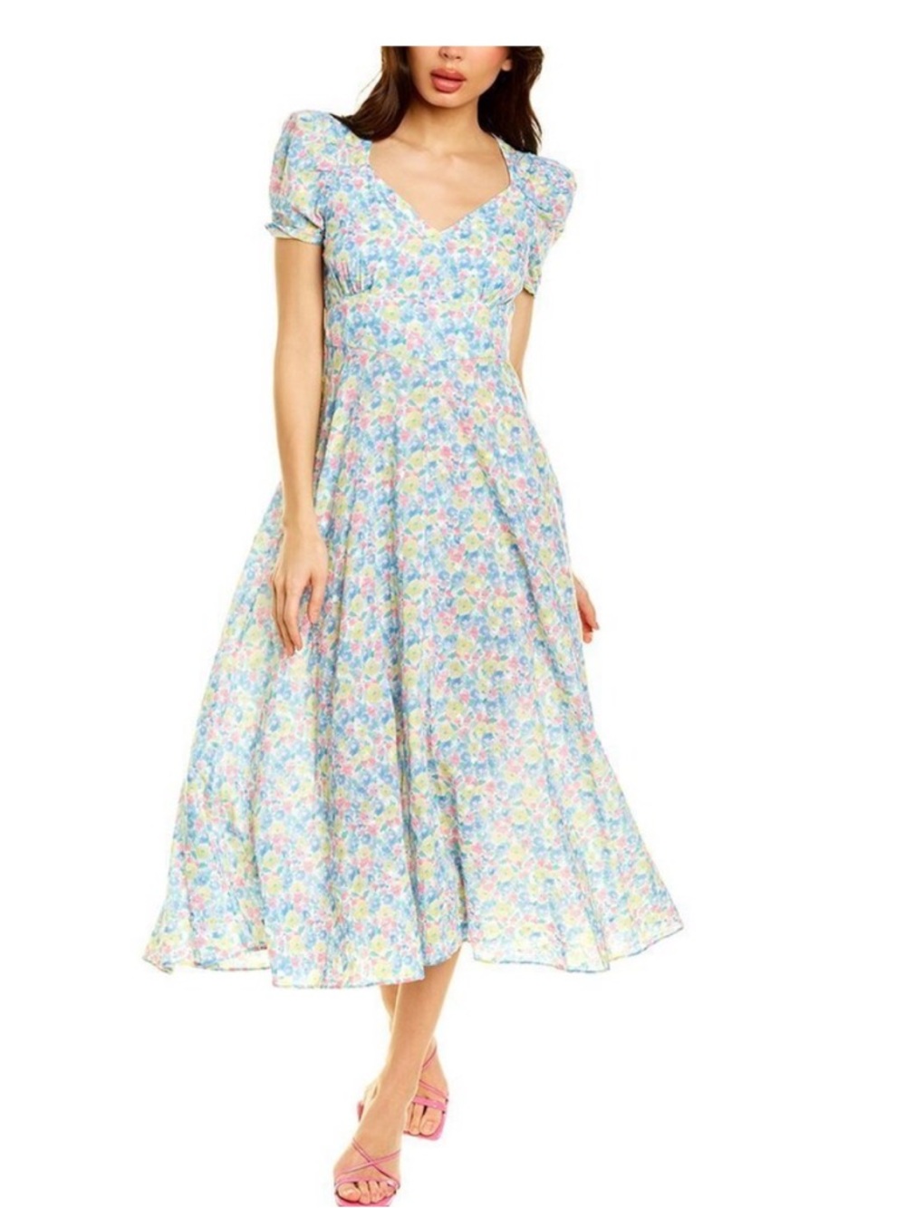 LoveShackFancy Hutchinson Dress Rainbow Blast Size 12